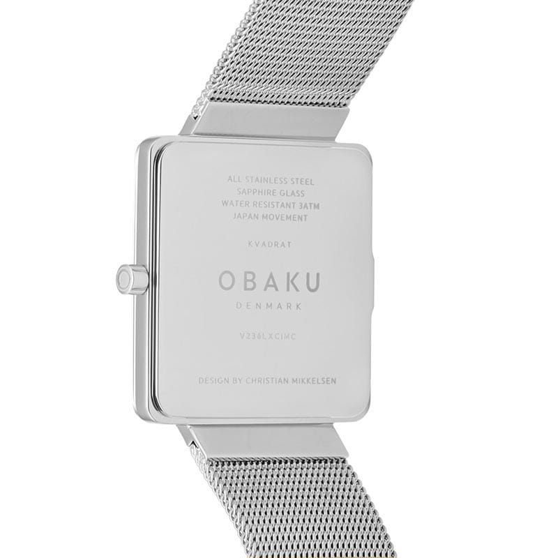 Obaku Kvadrat Steel V236LXCIMC Twoje Zegarki