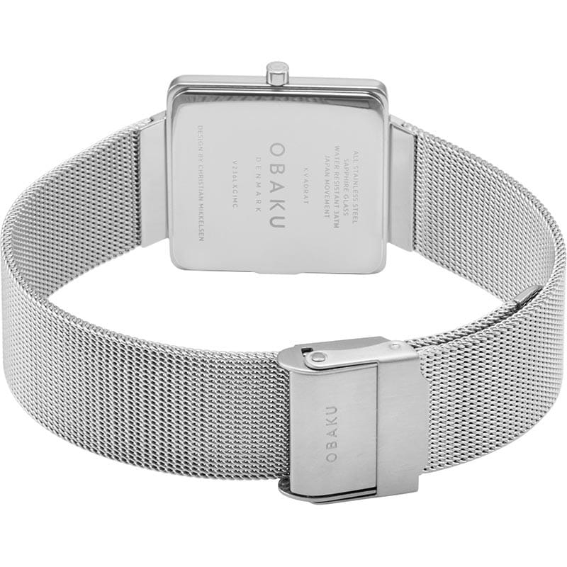 Obaku Kvadrat Steel V236LXCIMC Twoje Zegarki