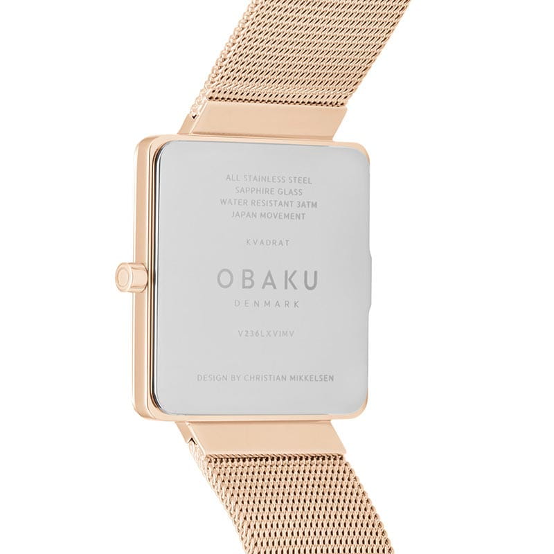 Obaku Kvadrat Rose V236LXVIMV Twoje Zegarki