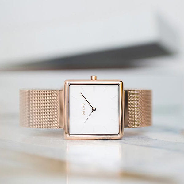 Obaku Kvadrat Rose V236LXVIMV Twoje Zegarki