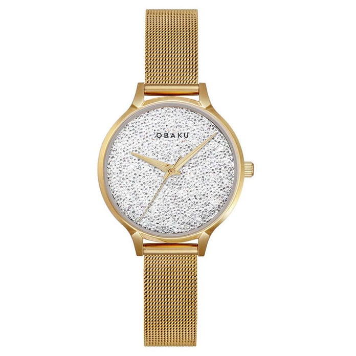 Obaku Stjerner Gold V238LXGWMG Twoje Zegarki