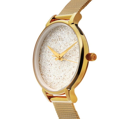 Obaku Stjerner Gold V238LXGWMG Twoje Zegarki
