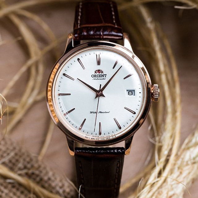 Orient Bambino Automatic Lady RA-AC0010S10B - biała tarcza i pozłacana koperta