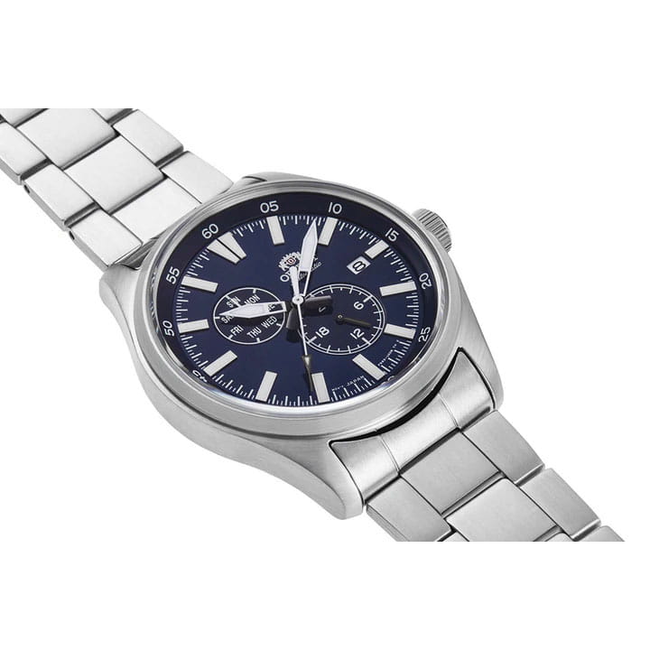 Orient Defender Automatic RA-AK0401L10B - granatowa tarcza z datownikiem i indykatorami