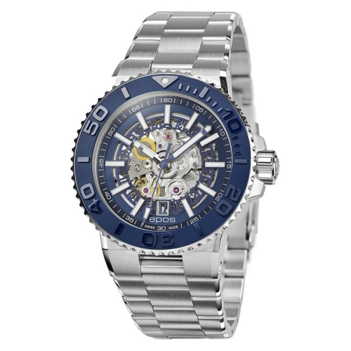 Zegarek Epos Sportive Skeleton Diver 3441.135.26.16.30