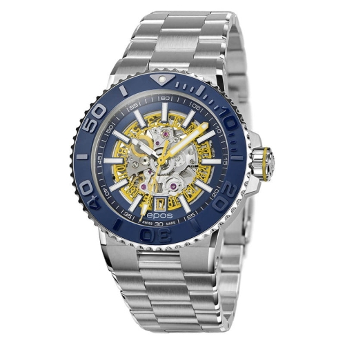 Zegarek Epos Sportive Skeleton Diver 3441.135.96.16.30