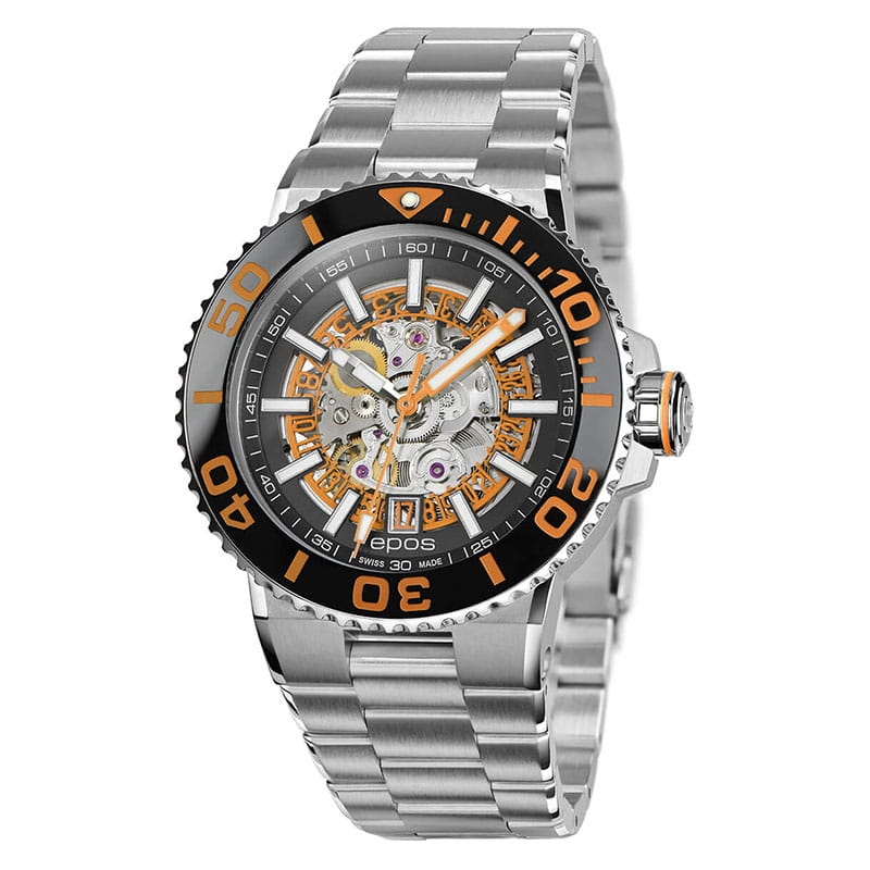 Epos Sportive Skeleton Diver 3441.135.99.15.30 Twoje Zegarki