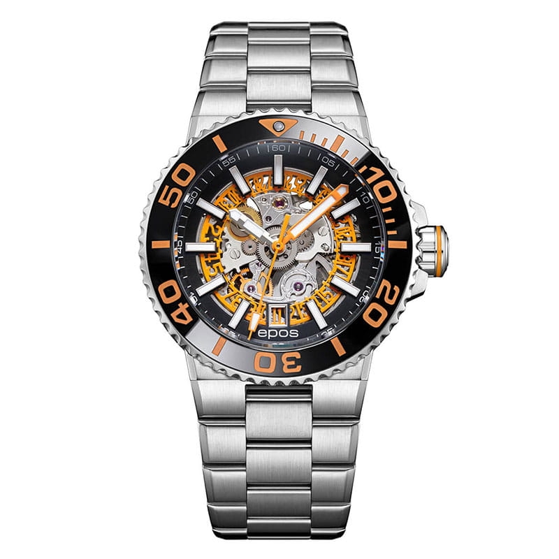 Epos Sportive Skeleton Diver 3441.135.99.15.30 Twoje Zegarki