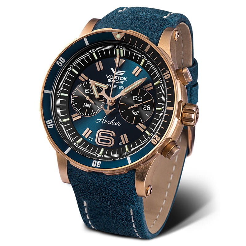 Vostok Europe Anchar Chrono Bronze 6S21-510O586 Twoje Zegarki