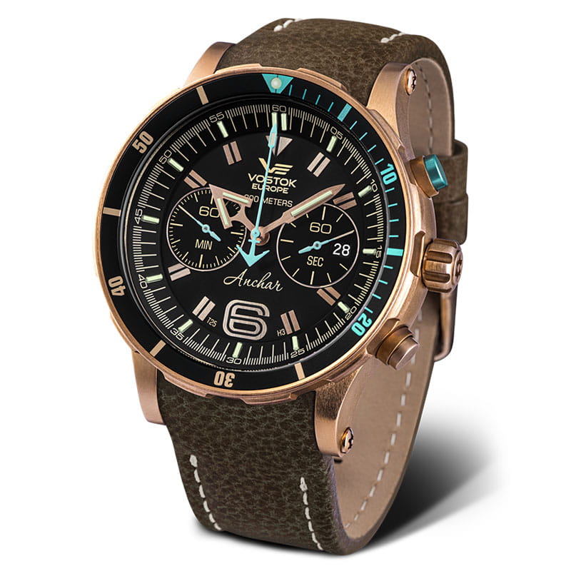 Vostok Europe Anchar Chrono Bronze 6S21-510O585 Twoje Zegarki