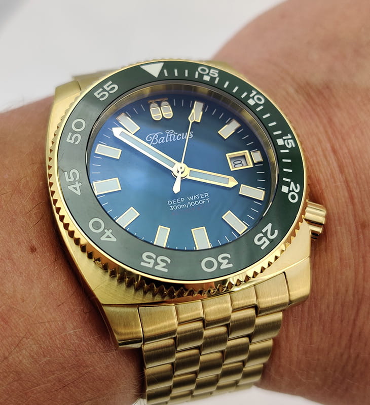 Balticus Deep Water Gold Green Twoje Zegarki