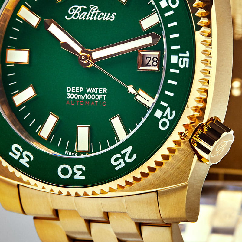Balticus Deep Water Gold Green Twoje Zegarki