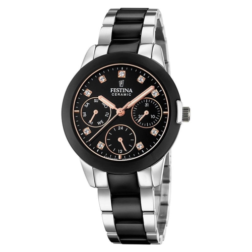 Zegarek Festina Ceramic Lady Multifunction F20497/3
