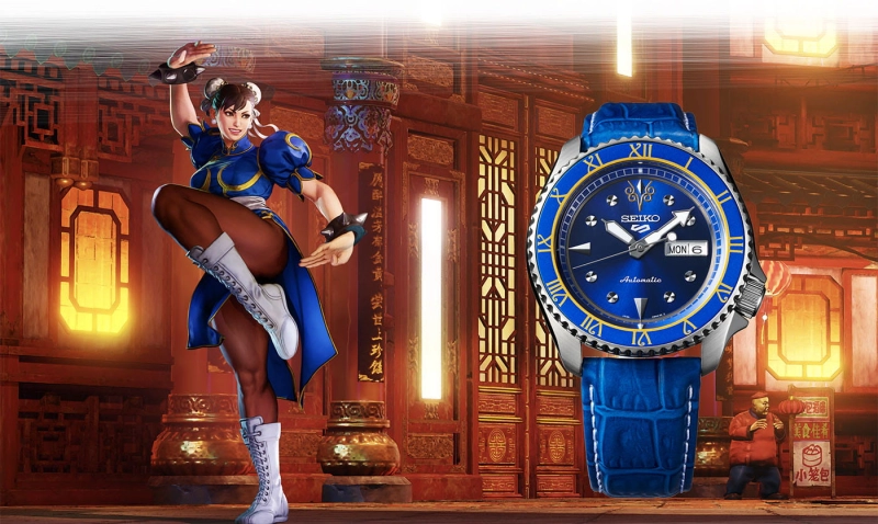Seiko 5 Sports Street Fighter Chun-Li Limited Edition SRPF17K1 Twoje Zegarki