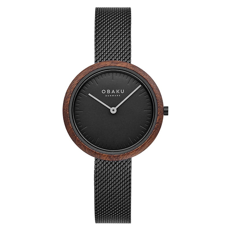 Obaku Trae Lille Charcoal V245LXBBMB Twoje Zegarki