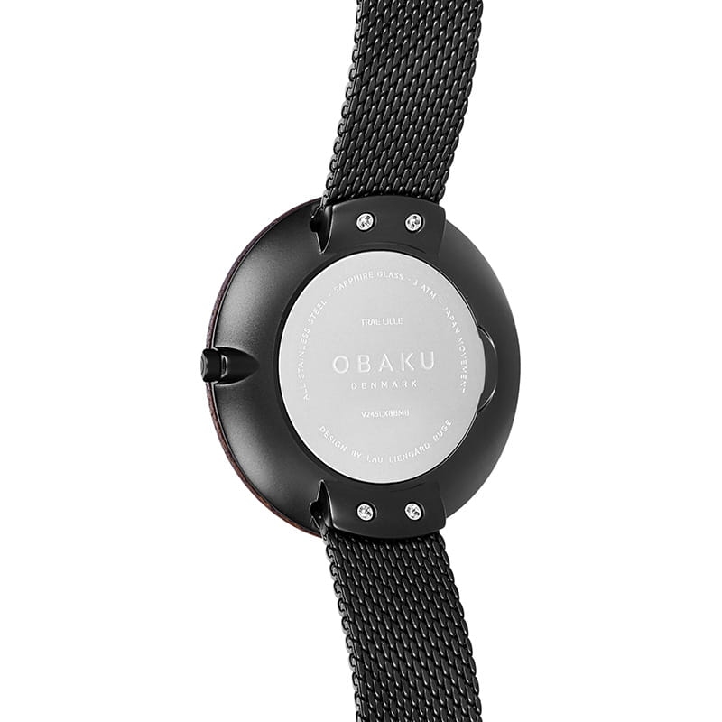 Obaku Trae Lille Charcoal V245LXBBMB Twoje Zegarki