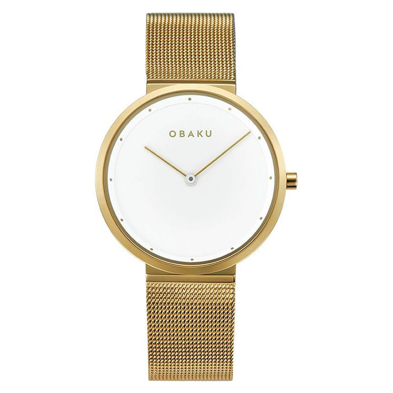 Obaku Papir Lille Gold V230LXGWMG Twoje Zegarki
