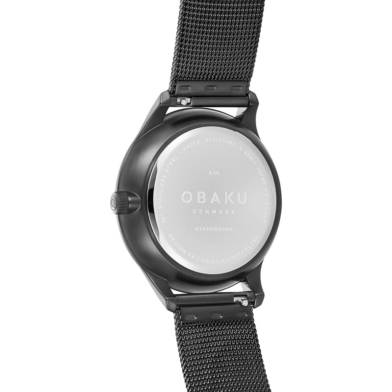 Obaku Ask Charcoal Multifunction V249GMBBMB Twoje Zegarki