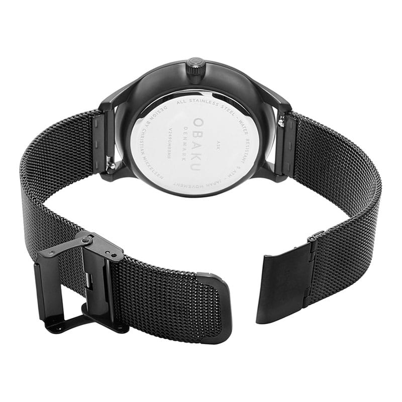 Obaku Ask Charcoal Multifunction V249GMBBMB Twoje Zegarki