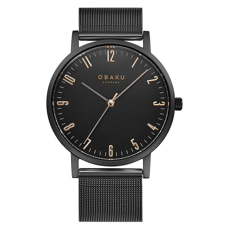 Obaku Brink Charcoal V248GXBBMB Twoje Zegarki