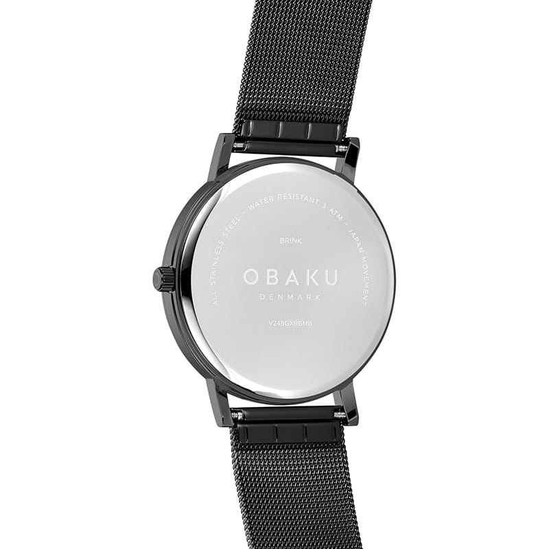 Obaku Brink Charcoal V248GXBBMB Twoje Zegarki