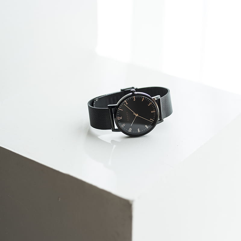 Obaku Brink Charcoal V248GXBBMB Twoje Zegarki