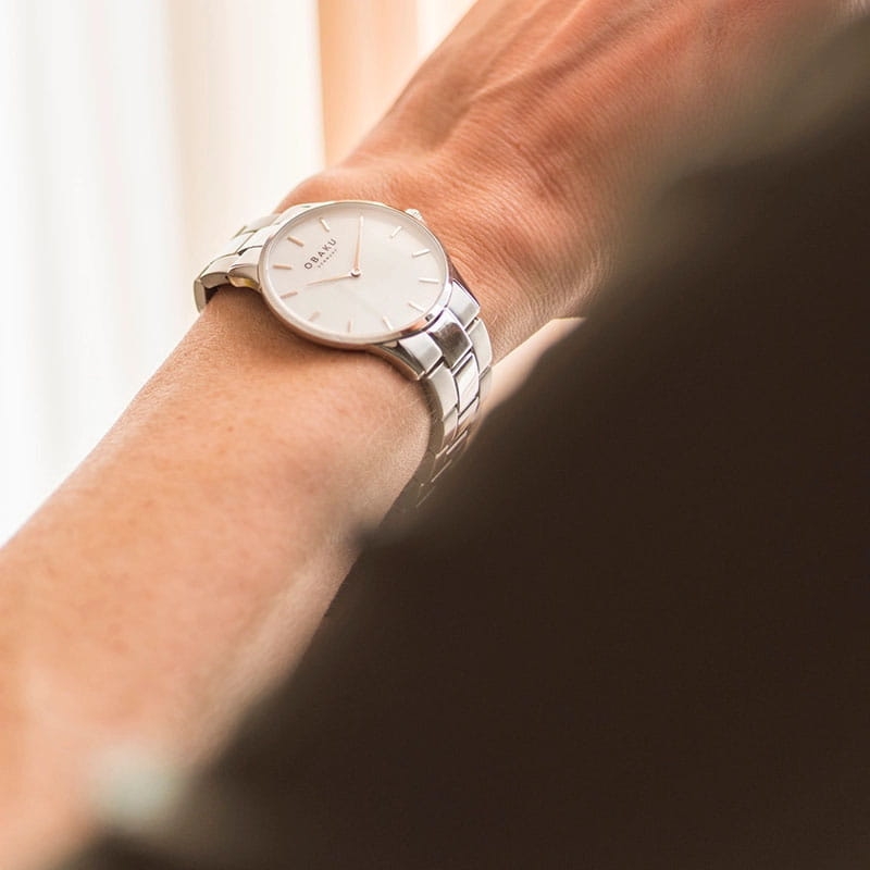 Obaku Lyng Lille Steel V247LXCWSC Twoje Zegarki