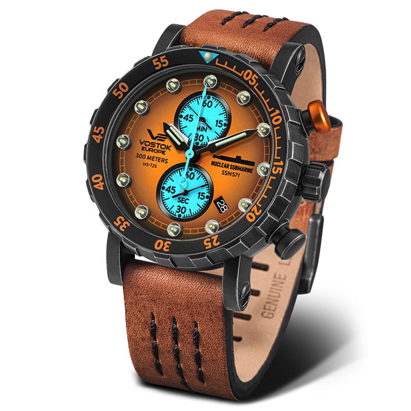 Vostok Europe Nuclear Submarine SSN-571 Chrono VK61-571F612 Twoje Zegarki