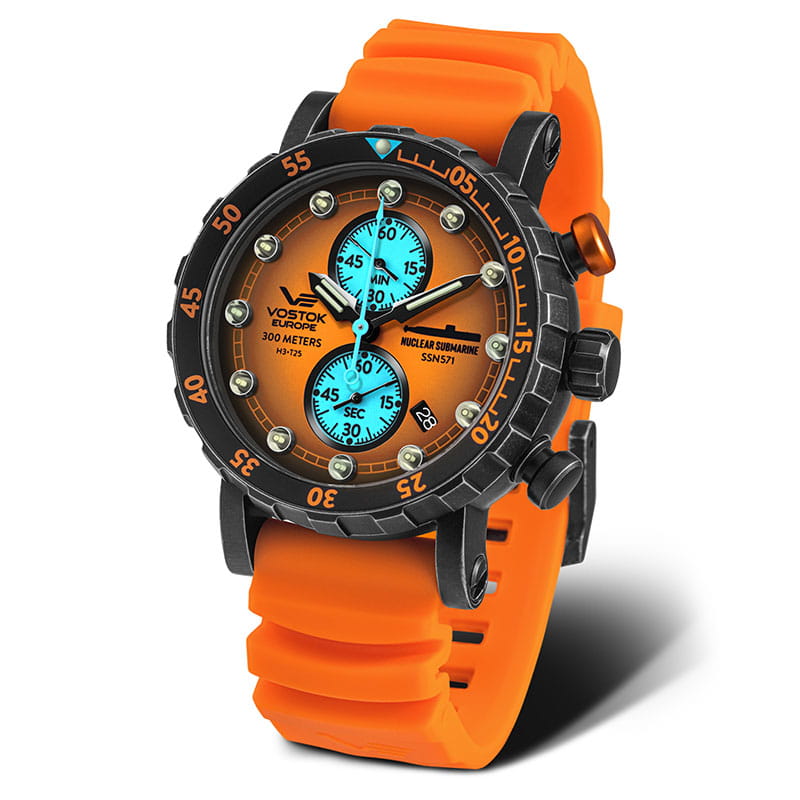 Vostok Europe Nuclear Submarine SSN-571 Chrono VK61-571F612 Twoje Zegarki