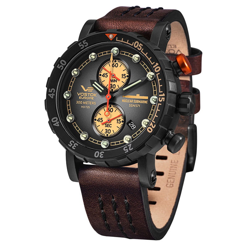 Vostok Europe Nuclear Submarine SSN-571 Chrono VK61-571C611 Twoje Zegarki