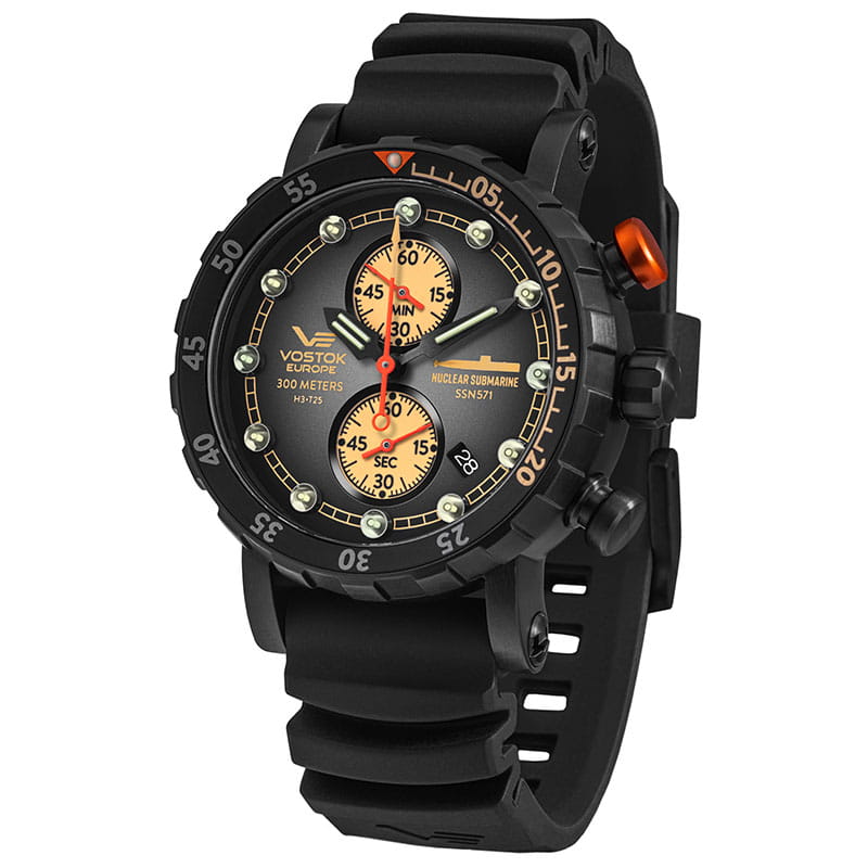 Vostok Europe Nuclear Submarine SSN-571 Chrono VK61-571C611 Twoje Zegarki