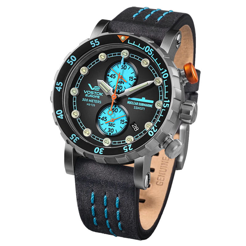 Vostok Europe Nuclear Submarine SSN-571 Chrono VK61-571H614 Twoje Zegarki