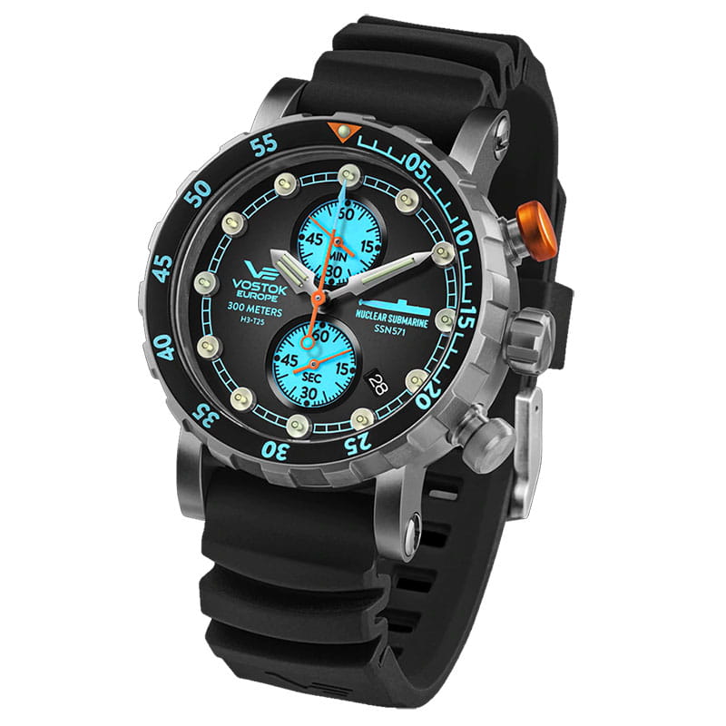 Vostok Europe Nuclear Submarine SSN-571 Chrono VK61-571H614 Twoje Zegarki