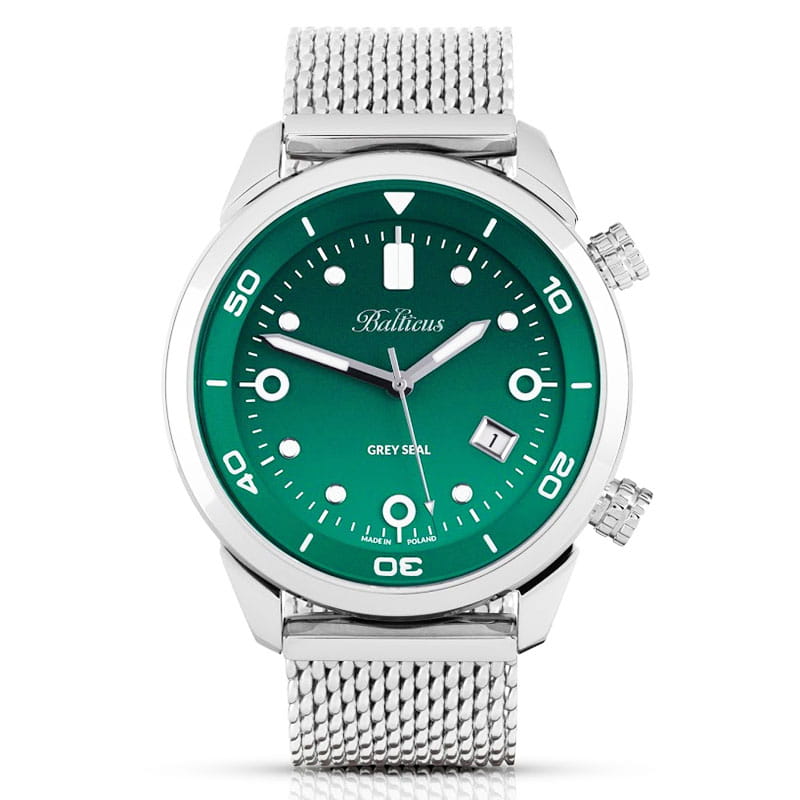 Balticus Grey Seal Green - TwojeZegarki.com.pl