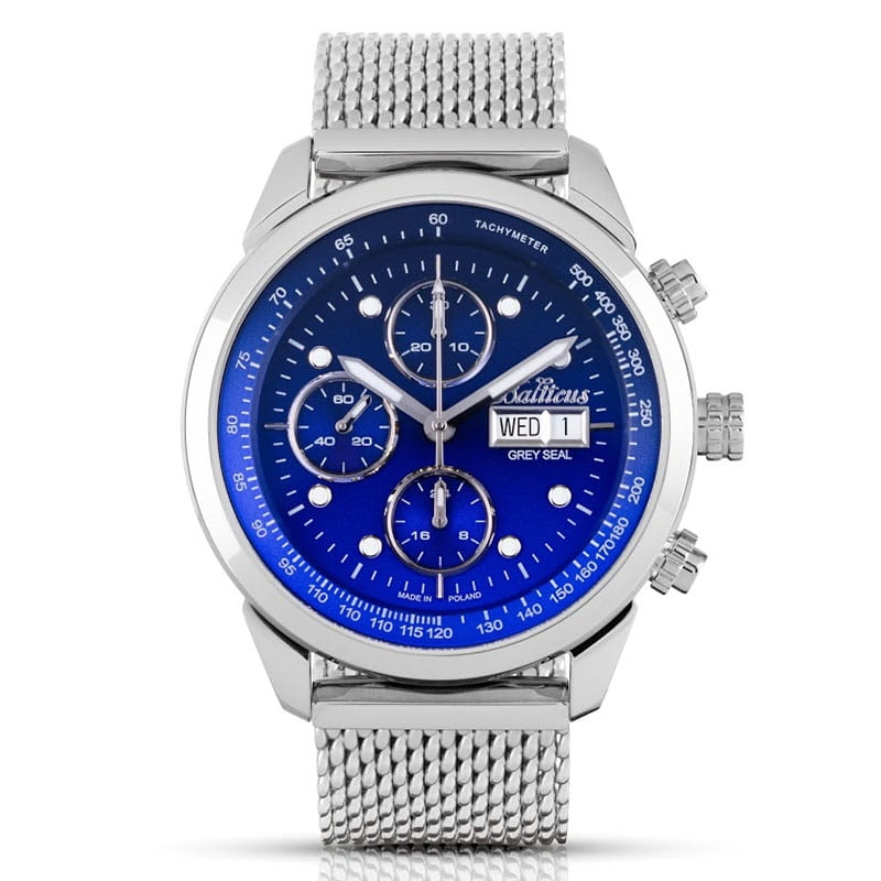 Balticus Grey Seal Blue Chronograph Twoje Zegarki