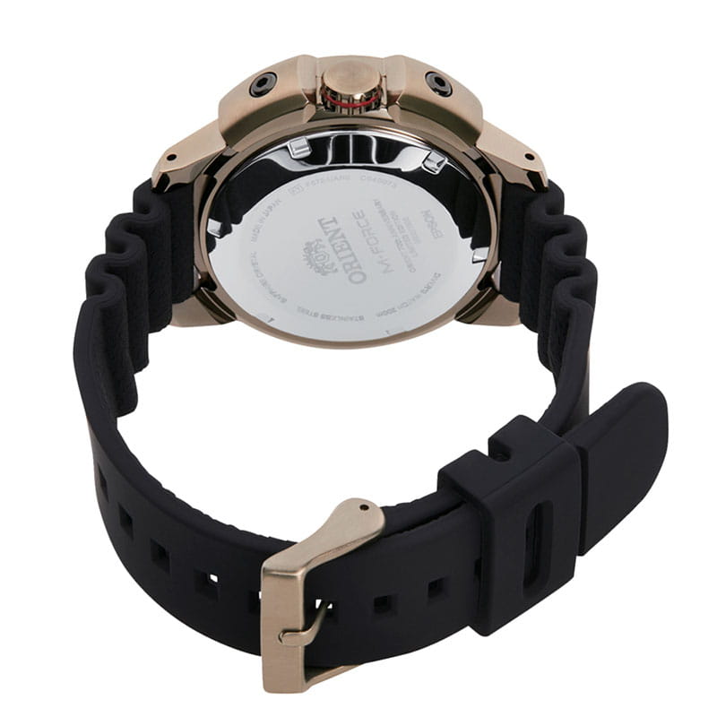 Orient M-Force Limited Edition RA-AC0L05G00B - zapięcie na klamrę silikonowego paska