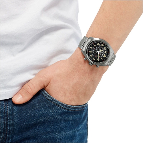 Zegarek Citizen Titanium Chronograph AT2480-81E