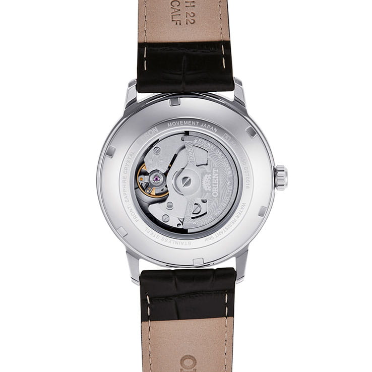 Orient Contemporary Automatic RA-AC0F12S10B przeszklony dekiel stalowej koperty