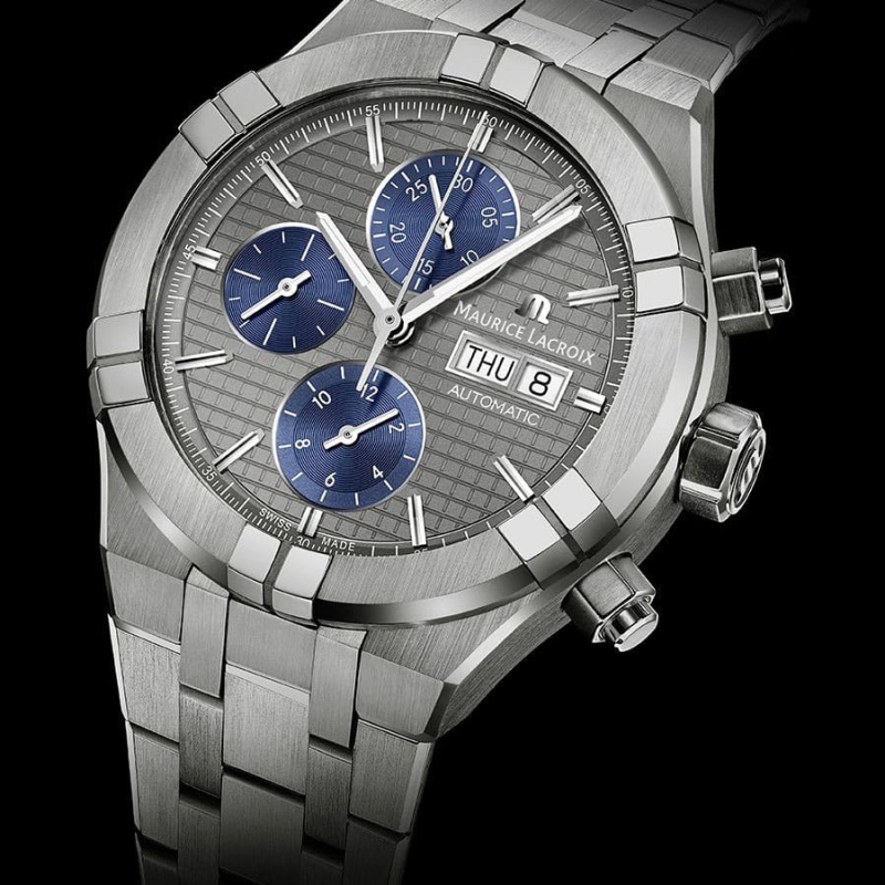 Maurice Lacroix Aikon Automatic Chronograph Titanium AI6038-TT032-330-1 Twoje Zegarki