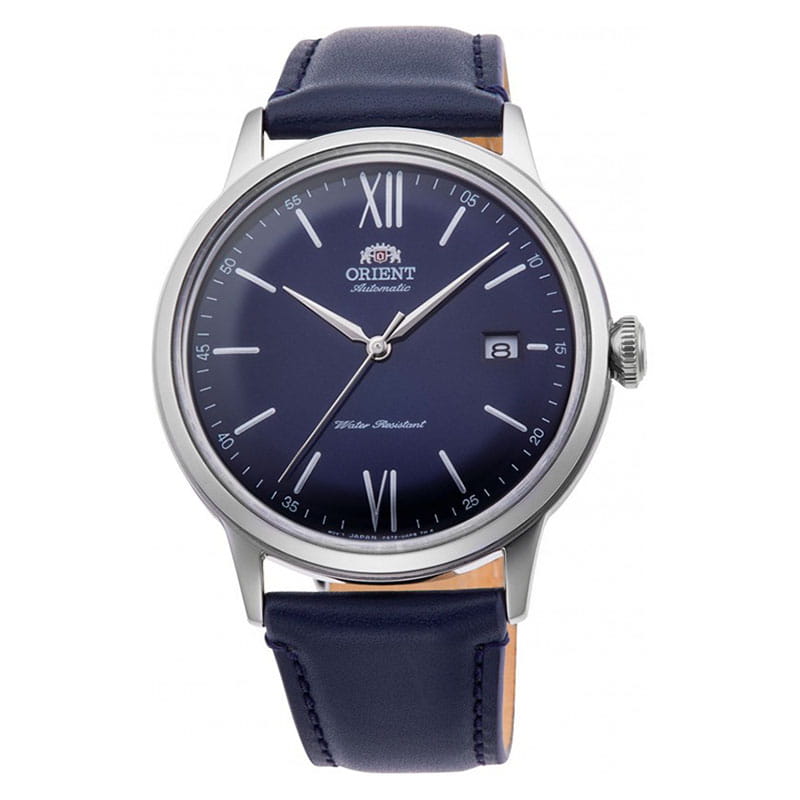 Orient Classic Automatic RA-AC0021L10B – elegancki automat z granatową tarczą i skórzanym paskiem