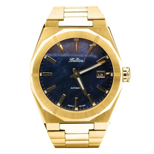 Zegarek Balticus Gwiezdny Pył Gold Blue Meteorite
