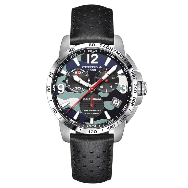 Certina DS Podium Chrono Lap Timer COSC C034.453.16.047.00