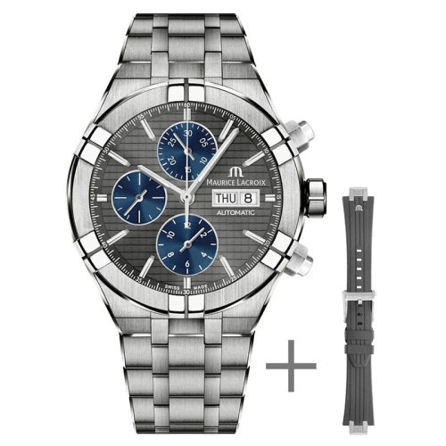 Zegarek Maurice Lacroix Aikon Automatic Chronograph Titanium AI6038-TT03F-330-A