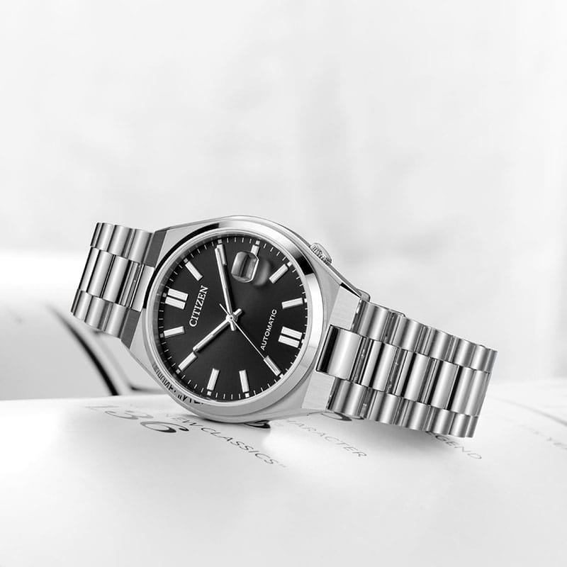 Citizen Mechanical NJ0150-81E na boku