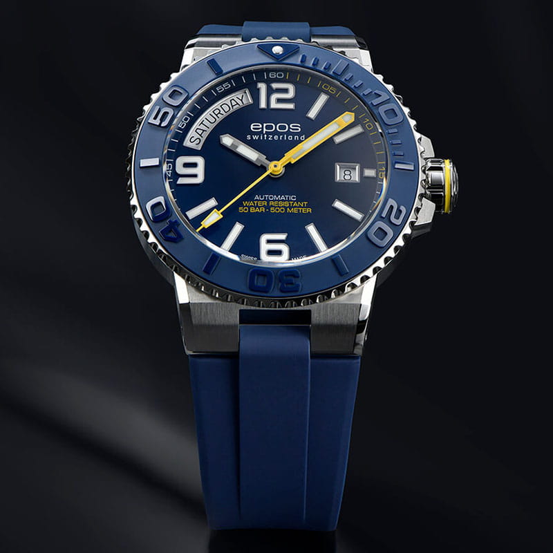 Epos Sportive Diver Day Date 3441.142.96.96.56 Twoje Zegarki