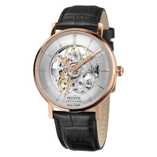 Zegarek Epos Originale Retro Skeleton 3437.135.24.18.25