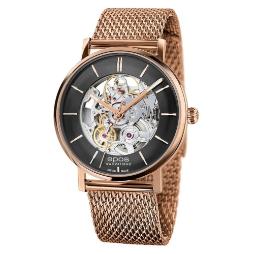 Zegarek Epos Originale Retro Skeleton 3437.135.24.15.34
