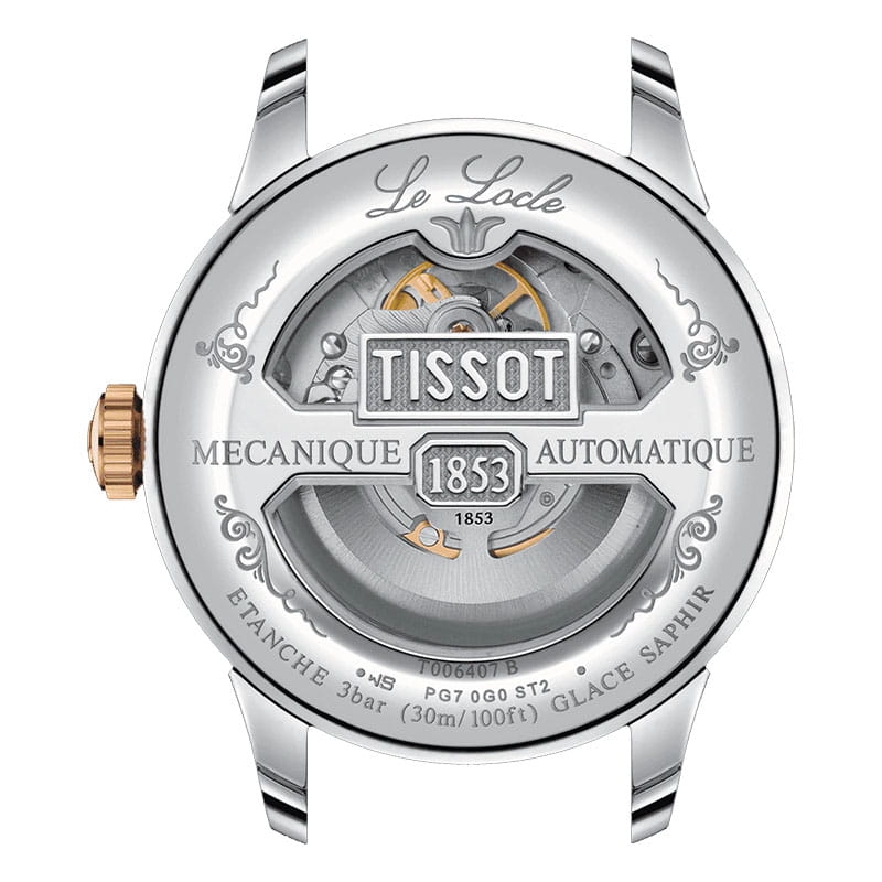 Tissot Le Locle Powermatic 80 Open Heart T006.407.22.033.02 Twoje Zegarki