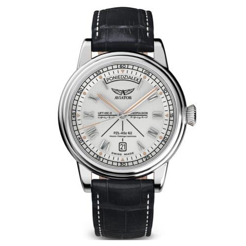 Zegarek Aviator Douglas Day-Date Polish Limited Edition V.3.35.0.281.4 PL