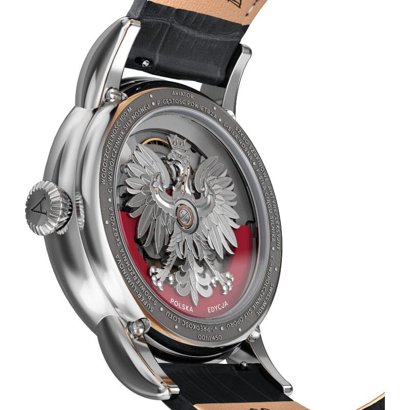 Aviator Douglas Day-Date Polish Limited Edition V.3.35.0.281.4 PL dekiel zegarka